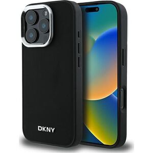 DKNY DKNY DKHMP16XPSCMCLK iPhone 16 Pro Max 6.9" czarny/black hardcase Plain Silver Logo MagSafe
