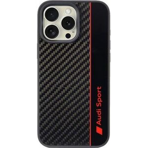 Audi Audi Carbon Fiber Stripe iPhone 16 Pro Max 6.9" czarny/black hardcase AUS-TPUPCIP16PM-R8/D1-BK