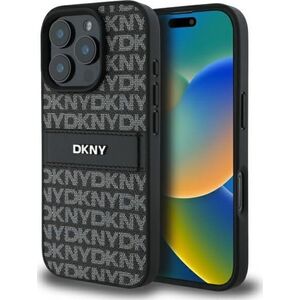 DKNY DKNY DKHCP16LPRTHSLK iPhone 16 Pro 6.3"   czarny/black hardcase Texture Pattern Tonal Stripe