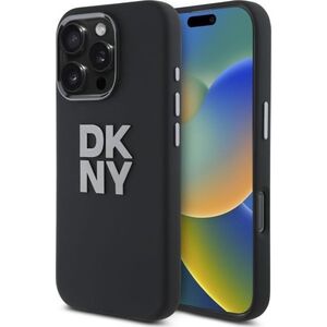 DKNY DKNY DKHCP16XSMCBSK iPhone 16 Pro Max     6.9" czarny/black hardcase Liquid Silicone Metal Logo