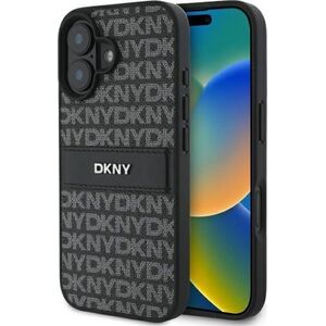 DKNY DKNY DKHCP16SPRTHSLK iPhone 16 6.1"       czarny/black hardcase Texture Pattern Tonal Stripe