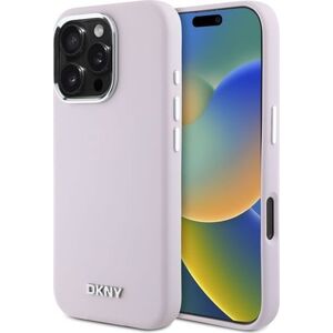 DKNY DKNY DKHMP16LSMCHLP iPhone 16 Pro 6.3"    różowy/pink hardcase Liquid Silicone Small Metal Logo MagSafe