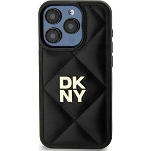 DKNY DKNY DKHCP15MPQDSLK iPhone 15 Plus 6.7" black/black Quilted Stack Logo