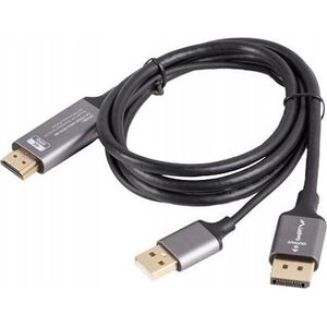 Kabel Lanberg Kabel adapter Lanberg HDMI (M) -> Displayport (M) 1M 4K czarny