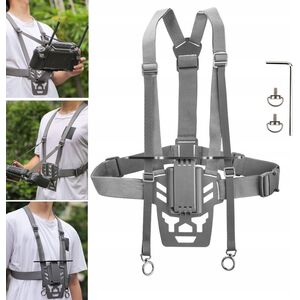 SunnyLife Szelki Uchwyt Pasek Na Szyję Ramię Chest Mount Do Pilota Drona Dji Rc Plus / Zj844-d