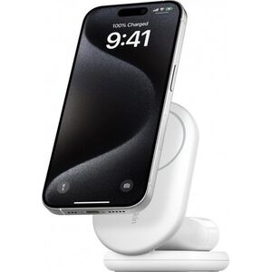Ładowarka Belkin Belkin BOOST Charge magneti. 15W 2in1 +output/USB-C wh.WIZ028vfWH