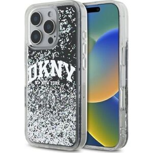 DKNY DKNY DKHCP16LLBNAEK iPhone 16 Pro 6.3"    czarny/black hardcase Liquid Glitter Arch Logo