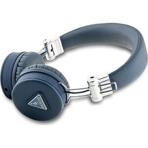 Słuchawki Guess Guess Bluetooth ENC GUBH70PGTSPSB blue/blue Grained Classic Round Shape