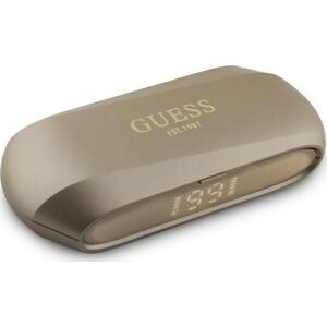 Słuchawki Guess Guess Bluetooth headphones GUTWSC2MCDSD TWS + docking station gold/gold Elongated Metalic Printed Logo