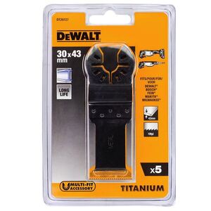 Dewalt Brzeszczot z powłoka tytanową 30x43mm 5szt. - DT20727 3094737 5035048050415
