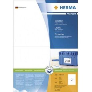 Herma Etykieta premium A4, biała, 100 stron (4282) 785199 4008705042826