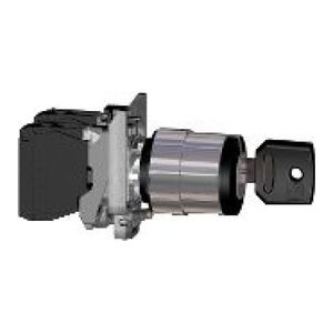 Schneider Electric Przełącznik 2 położeniowy klucz 22mm czarny 2Z bez samopowrotu (XB4BG33) 3346849 3389110887150