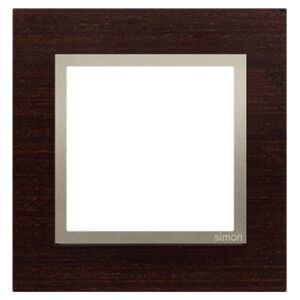 Kontakt-Simon Ramka pojedyncza Simon 54 drewniana złote wenge (DRN1/85) 3364657 5902787559823