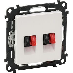Legrand Gniazdo głośnikowe biały (753178) 3367713 3414970458674