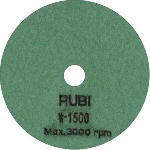 Rubi Dysk polerski na sucho granulacja 1500 100mm (62975) 3368824 8413797629750