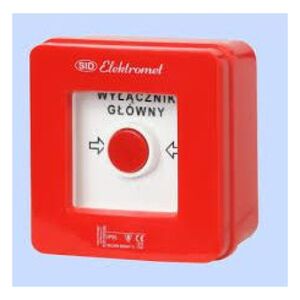 Elektromet Ręczny ostrzegacz pożarowy NC-NO IP65 WP-1s ROP A (921400) 3370526 5906197482863