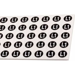 Ergom Znaki samoprzylepne ZS D12 / L1 16 x 11,5mm (L1E04ZP-02030400500) 3371364 5900003036004