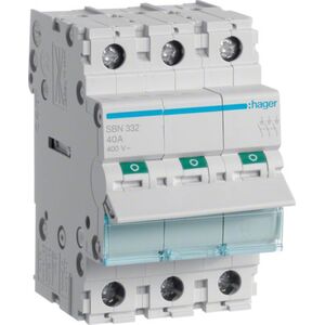 Hager Rozłącznik modułowy 32A 3P (SBN332) 3373448 3250615510143