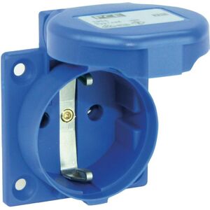 PCE Gniazdo tablicowe 10/16A 2P+Z SCHUKO 230V niebieskie IP54 (105-0b) 3379277 5907711107170