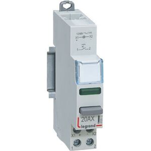 Legrand Przycisk modułowy 20A 1Z z lampką LED 12/48V zieloną LP461 (412918) 3384199 3414970795250