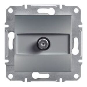 Schneider Electric Gniazdo SAT Asfora końcowe bez ramki stal (EPH3700162) 3397172 3606480730467
