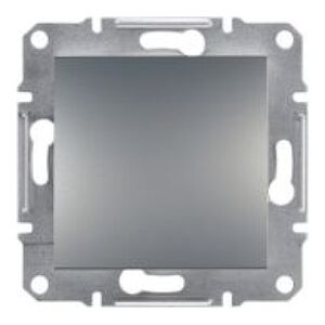 Schneider Electric Łącznik 1-biegunowy Asfora bez ramki stal (EPH0100162) 3397265 3606480730108