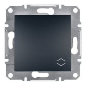 Schneider Electric Łącznik schodowy Asfora zaciski śrubowe bez ramki antracyt (EPH0400371) 3397299 3606480729294