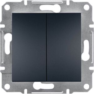 Schneider Electric Łącznik świecznikowy Asfora bez ramki grafit (EPH0300171) 3397316 3606480729270