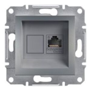 Schneider Electric Gniazdo komputerowe Asfora kat. 6 UTP bez ramki stal (EPH4700162) 3397330 3606480730641