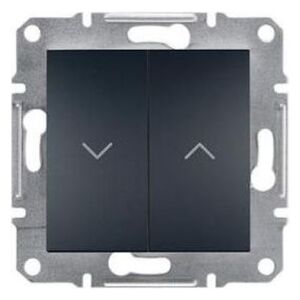 Schneider Electric Przycisk żaluzjowy Asfora zaciski śrubowe bez ramki antracyt (EPH1300371) 3397359 3606480729379