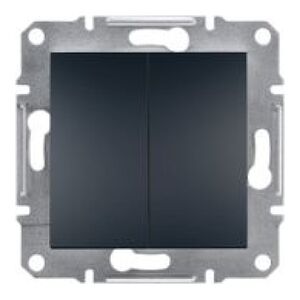 Schneider Electric Przycisk podwójny Asfora bez ramki antracyt (EPH1100171) 3397374 3606480730016
