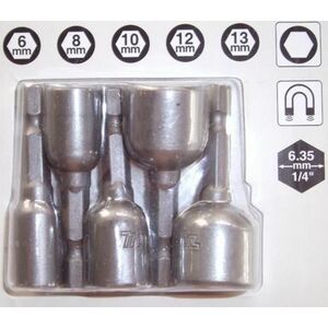 Makita MAKITA ZEST.NASADEK MAGNETYCZNYCH 5szt. MB-39154 - B-39154 3398925 88381433617