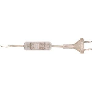 Zamel Sznur przyłączeniowy z wyłącznikiem SP/W-190cm bezbarwny SP/W-190/2X0,5/-BZB (YNS10000498) 3404981 5903669022800
