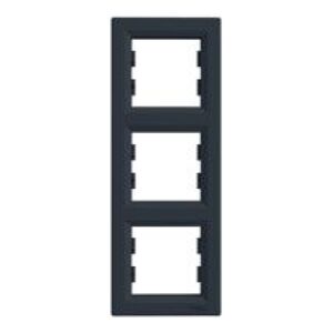 Schneider Electric Ramka 3-krotna pionowa antracyt (EPH5810371) 3405929 3606480729881