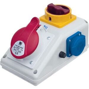 Pawbol Rozdzielnica stacjonarna R-BOX KOMPAKT 1x16A/5P 1x250V, wył. L/P (B.165LP) 3406110 5908289621167