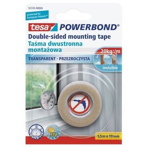 Tesa Taśma montażowa przezroczysta 1,5m x 19mm (H5574304) 3406746 4042448843173