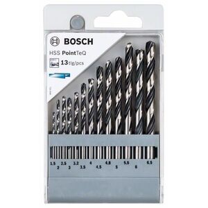 Wiertło Bosch do metalu HSS walcowe 1,5 2 4,5 4 5,5 5 4,8 3 2,5 3,5 6 3,2 6,5mm zestaw (2608577349) 3416568 3165140917674