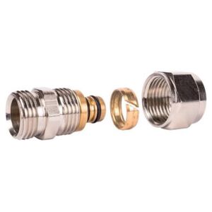 Kisan Złączka zaciskowa z gwintem zewnętrznym GZ 16mm x 1/2" (S20.22.21.00) 3424451 5900652878468