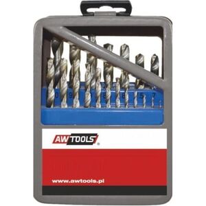 Wiertło AWTools HSS walcowe 1,5 2 7 4,5 4 5,5 5 1 3 2,5 3,5 6 6,5 7,5 8 8,5 9 9,5mm zestaw (AW41204) 3427246 5902198745389