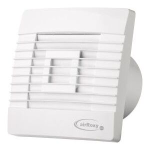airRoxy Wentylator ścienny 100mm 15W z żaluzją grawitacyjną, wyłącznik pociągany pRestige 100ZG - 01-026 4010841 5901583200267