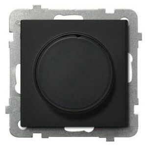 Ospel Ściemniacz uniwersalny do obciążenia żarowego, halogenowego oraz LED, CZARNY METALIK 4010991 5901769015074