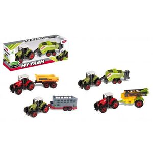 Mega Creative Traktor metalowy + akcesoria (SQ90222 2) 4012003 5902643682849