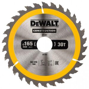 Dewalt Piła tarczowa 165x30mmx18z (DT1936-QZ) 4084906 5035048095539