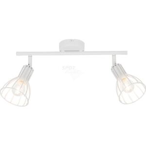 Lampa sufitowa SPOT Light Lampa oprawa Megan 2x60W E14 biała (2743202) 4161953 5901602348932
