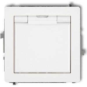 Karlik Mechanizm gniazda bryzgoszczelnego DECO Karlik 2P+Z białe (DGPB-1z) 4175524 5903418061937