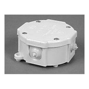 PAKPLAST Puszka natynkowa P-1 IP41 bez pierścienia okrągła P1BP 80X35 biała 4176706 5908257184373