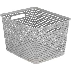 Kosz na pranie Curver Yourstyle 18L jasny szary (232428                         ) 4189564 3253924756042