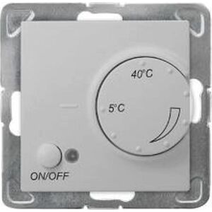 Ospel IMPRESJA Regulator temperatury /czujnik napowietrzny/ srebro RTP-1YN/m/18 - RTP-1YN/m/18 4197435 5907577459024