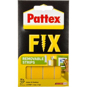 Henkel Pattex FIX Usuwalne paski montażowe 10x40mm x 20mm - 1483610 4201097 4015000417587