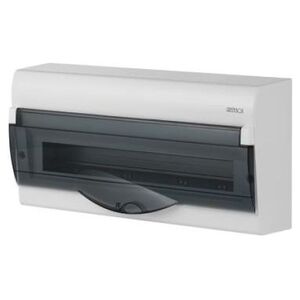 Elektro-Plast Rozdzielnica modułowa 1x20+2 natynkowa GREEN BOX RN 1/20+2 drzwi transparentne dymne N+PE IP40 (2355-01) 4577331 5902431692036